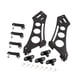 thumbnail image 4 of 2 piezas de soportes de montaje de patas de alerón genérico para alerón trasero de coche, accesorio portátil de alto rendimiento de primera calidad, r, 4 of 5