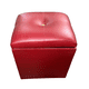 thumbnail image 4 of Pouf Baul Rojo Eco Cuero 40*33*45 Rimar, 4 of 5