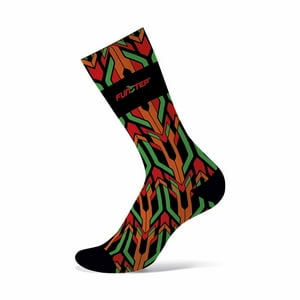 Calcetines Funstep Ciclismo Negro/Rojo Medios Xl ( 44-47)