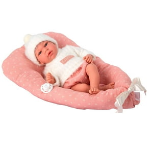 Ansaldo - Muñeco De Peso Elegance Andie Rosa Con Cojín 40 Cm Arias