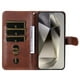 thumbnail image 4 of Funda con Cremallera para Samsung Galaxy S25 Ultra, Carcasa Cartera de Cuero PU con Soporte y Tarjetero, 4 of 6