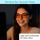 thumbnail image 3 of Gafas Bloqueadoras De Luz Azul Naranjas Para Dormir, 3 of 9