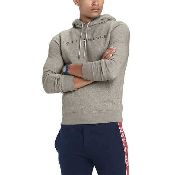 Sudadera con capucha Tommy Hilfiger Logo para Hombre Sport Grey S
