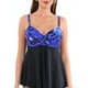 thumbnail image 1 of Tankini Basico Estampado Azul L, 1 of 3