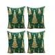 thumbnail image 1 of Pack 4 Funda Cojín 45x45cm navidad detalles dorado 15nc4, 1 of 3