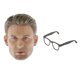 thumbnail image 3 of 1/6 Escultura De Cabeza Masculina Tallada Con Marco De Gafas Para Figuras De Acción De 12 Pulgadas, 3 of 5