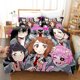 thumbnail image 1 of My_Hero_Academia 3 Pcs Comforter Set with 2 Pillowcases,My_Hero_Academia Bedding Set Sheet Set for Kids Adults,All Season Lightweight, 1 of 5