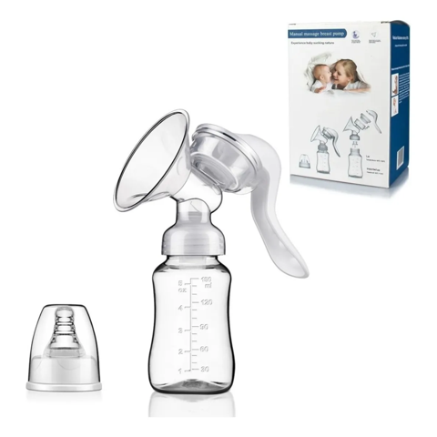 Genérico - Extractor Leche Materna Manual Con Botella Mamadera