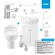 thumbnail image 1 of Pack Mueble Marie, WC, lavamanos, Kit 5 Accesorios, 1 of 8