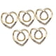 thumbnail image 4 of Hollow Love Heart Bufandas Clips Metal Chal Clip Hebilla Para Cardigan Bowknot Dorado 5x5.1cm, 4 of 5