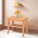 thumbnail image 2 of Banco de ducha Giantex Bamboo con estante de almacenamiento para interiores y exteriores, 2 of 9