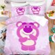 thumbnail image 1 of Strawberry Bear Quilt Cover, Anime Full Cartoon, Skin Friendly, Breathable, Cute Printed Bedding, Warm Bedding, 1 of 5