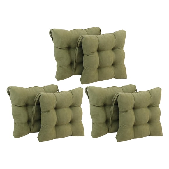 Cojín para Silla Blazing Needles Microsuede Cuadrado 40x40 cm Paquete de 6
