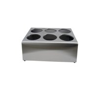Imahe - Organizador De Cubiertos Acero Inox 6 Compartimientos. Jw6