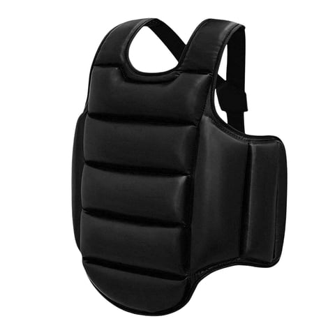 Ioensy - Chaleco Protector De Pecho Para Karate, Sanda, Sparring, Kickboxing Y Taekwondo.