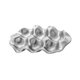 thumbnail image 3 of Soporte Para Huevos De Cerámica, Práctica Bandeja Para Huevos Para Despensa, Estantes, Cajón, Refrigerador, Plateado, 3 of 5