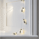 thumbnail image 3 of Mini luces de Navidad para árbol, funciona con pilas, en frascos de vidrio transparente, 10 luces LED de color blanco cálido para decoración de interiores, hogar, dormitorio, boda, fiesta de cumpleaño, 3 of 7
