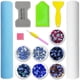 thumbnail image 1 of Plantilla de stencil GLOCTO de 3 yardas, flocado, 7 colores, strass, 1 of 7