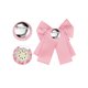 thumbnail image 3 of INSPIRE CHIC Lazo de Broche con Cinta para Mujer de Regreso a Clases, Moño para Uniforme Escolar con Perlas Rosa, 3 of 4