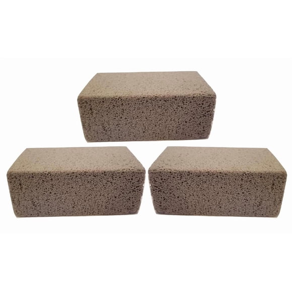 Bloques de Limpieza para Parrilla Handy Housewares de Piedra Pómez Natural, Paquete de 3