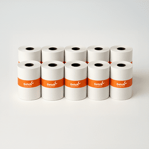 Getch - Pack 10 Rollos Papel Térmico 10 Mts