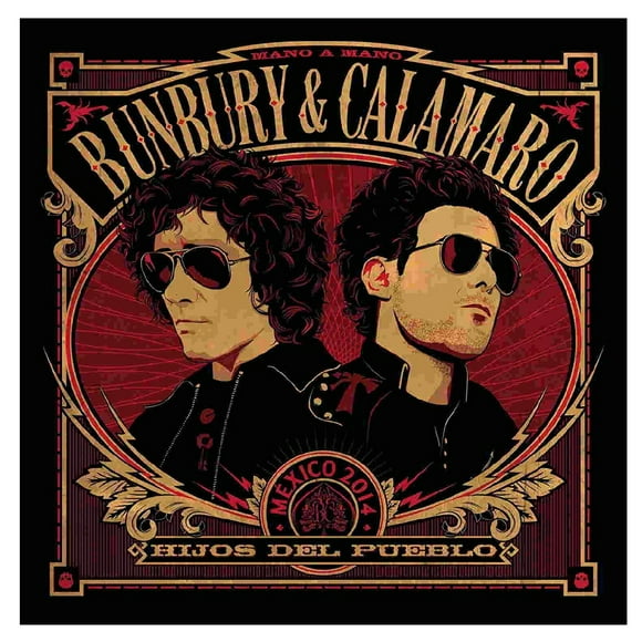 Vinilo bunbury & calamaro/ hijos del pueblo 1lp