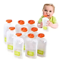 Genérico - Pack 10 Bolsas Empacadora Para Colados Papilla Bebes 118 Ml