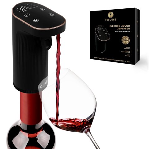 Dispensador Eléctrico De Licor Pouré Con Aireador De Vino De