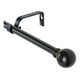 thumbnail image 1 of Set Simple De Barra Para Cortina Extensible 200-250 Cm De Metal Diámetro 13/16 Mm Soporte De Muro Terminal Bola Color Negro Orb, 1 of 5