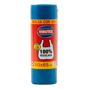 Pack X 4 Bolsas De Basura Con Asas 50×65 Centimetros – Virutex