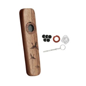 Magideal - Kazoo De Madera, Flauta, Acompañamiento De Guitarra, Fácil De Aprender, Divertido Instrumento De Viento Decorativo, Instrumento Musical Para Exteriore Estilo A
