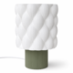 thumbnail image 1 of Lámpara LED Decorativa 3D Textura Escamas Blanco Verde, 1 of 3