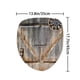 thumbnail image 1 of 1pc Wooden Door Pattern Shower Curtain With 12 Hooks, Non-Slip Bathroom Rug, Toilet U-Shape Mat, Toilet Lid Cover Pad, Bathroom Decor, 1 of 5