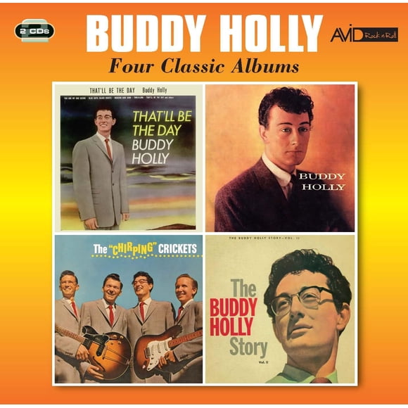 CD Buddy Holly Cuatro álbumes clásicos That'll Be The Day 2 discos