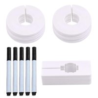 Magideal - 40X Divisores De Estantes Para Ropa, Divisores De Armario, Ropa, Armario, Divisores Para Cajones, Embalaje De Lavandería, Maleta De Tienda De Tela