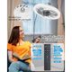 thumbnail image 3 of Ventilador de Techo LITTARBY con Luz LED de 800 lm, Control Remoto y Base E26, Blanco, 3 of 3