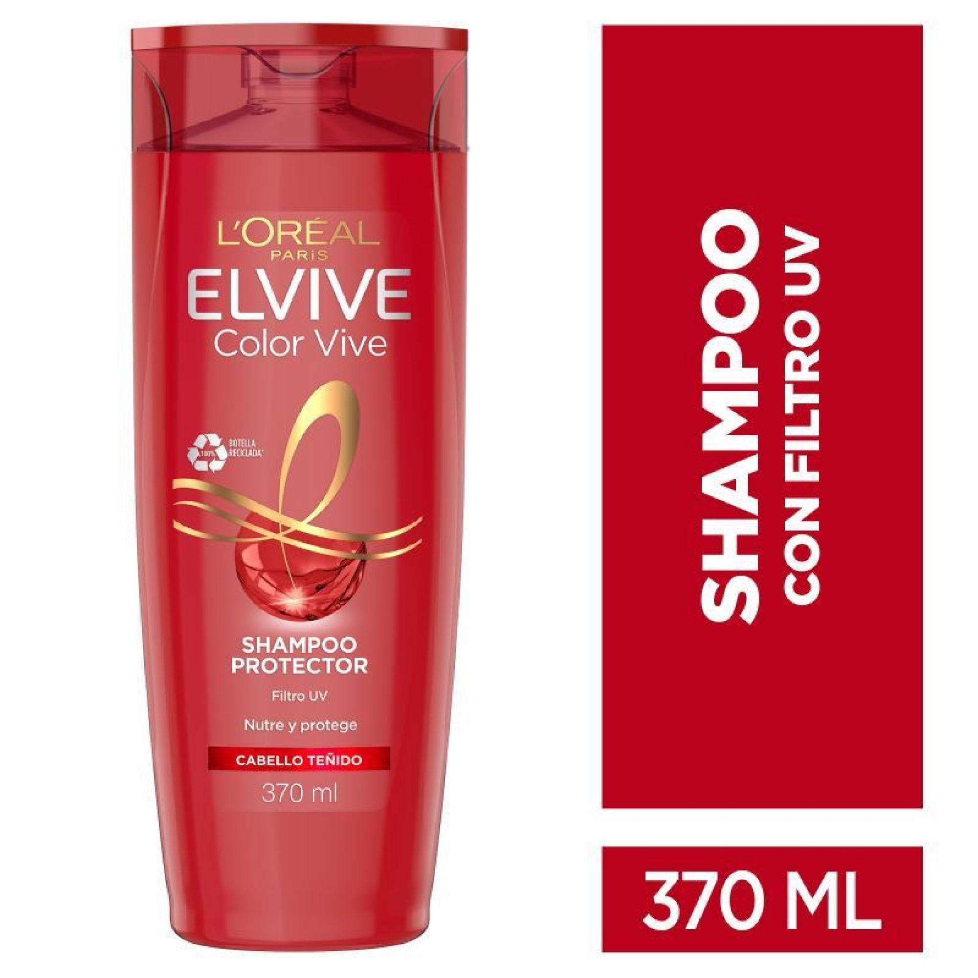 Shampoo Protector Color-vive Botella 370 ml Elvive