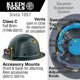 thumbnail image 2 of CASCO KLEIN TOOLS K12 de fibra de carbono con lámpara frontal - Titan, 2 of 9