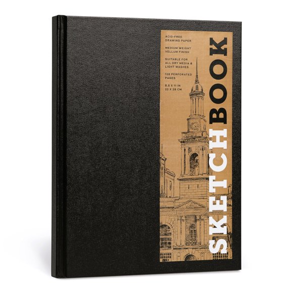 Cuaderno de bocetos Union Square & Co. 8,5 x 11 cm Tapa dura 128 páginas