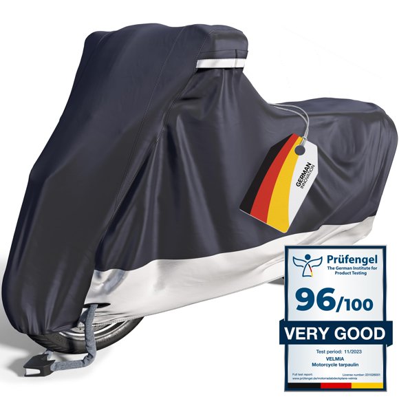 Cubierta para motocicleta VELMIA impermeable y resistente al calor