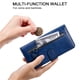 thumbnail image 3 of Funda con Cremallera para iPhone 14 Plus, Carcasa Cartera de Cuero PU con Soporte y Tarjetero, 3 of 6