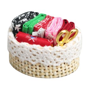 Magideal - Accesorios De Costura Para Casa De Muñecas, Caja Completa Para Costura, Mini Dormitorio, Escena De Vida, Casa De Muñecas, Caja De Costura Para Adornos