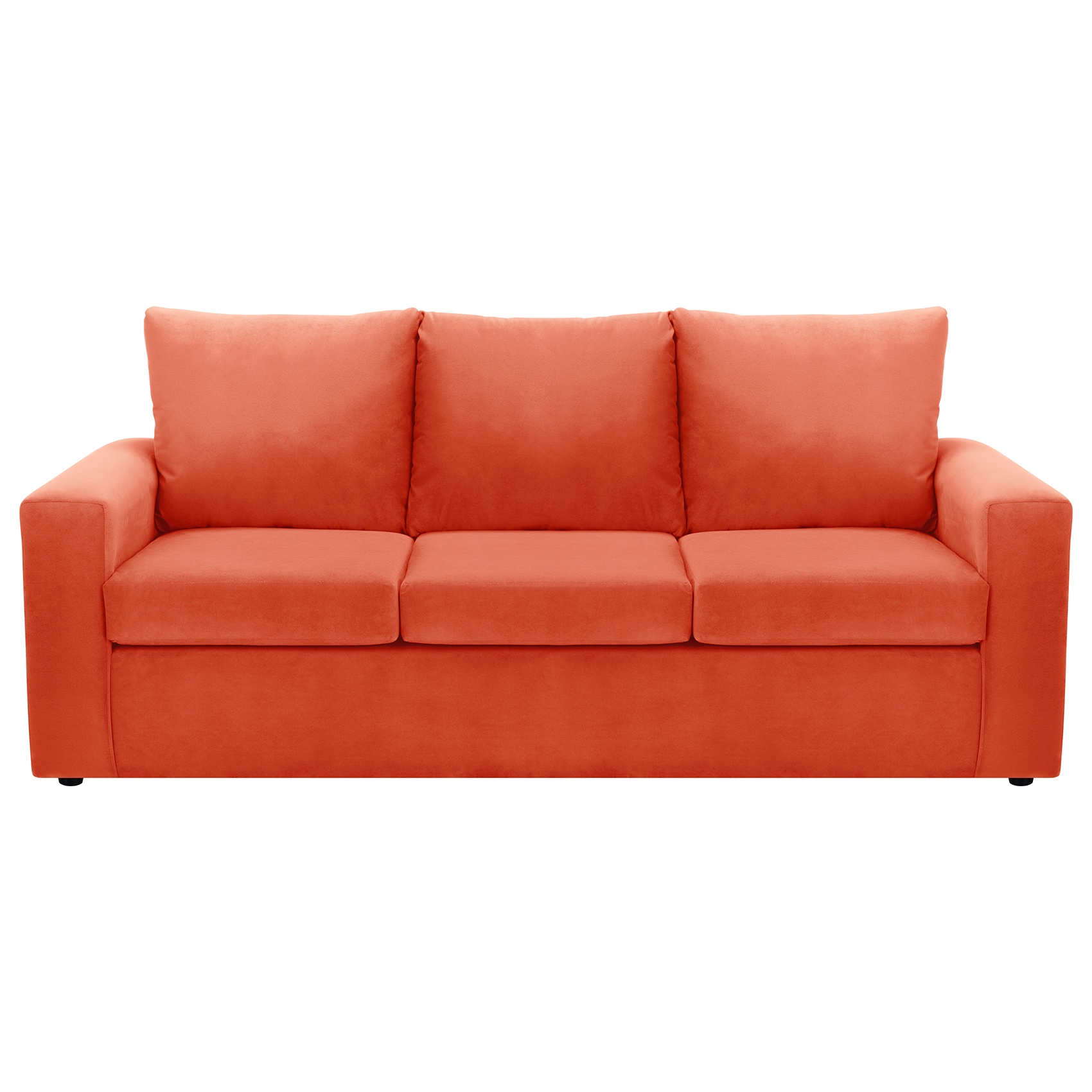 Bodevir - Sofa Kendy 3Cg Felpa 30 Naranja
