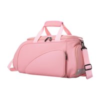 Magideal - Bolsa De Entrenamiento De Tenis De Mesa, Bolsa Deportiva Para Gimnasio, Bolsa De Almacenamiento Con Compartimentos, Bandolera, Portaequipaje Para Pala Rosa