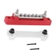 thumbnail image 4 of Bloque de distribución de energía 150A Barra colectora de cobre Bloque de terminales eléctricos de barra colectora resistente de 6 vías para suministr Rojo, 4 of 5