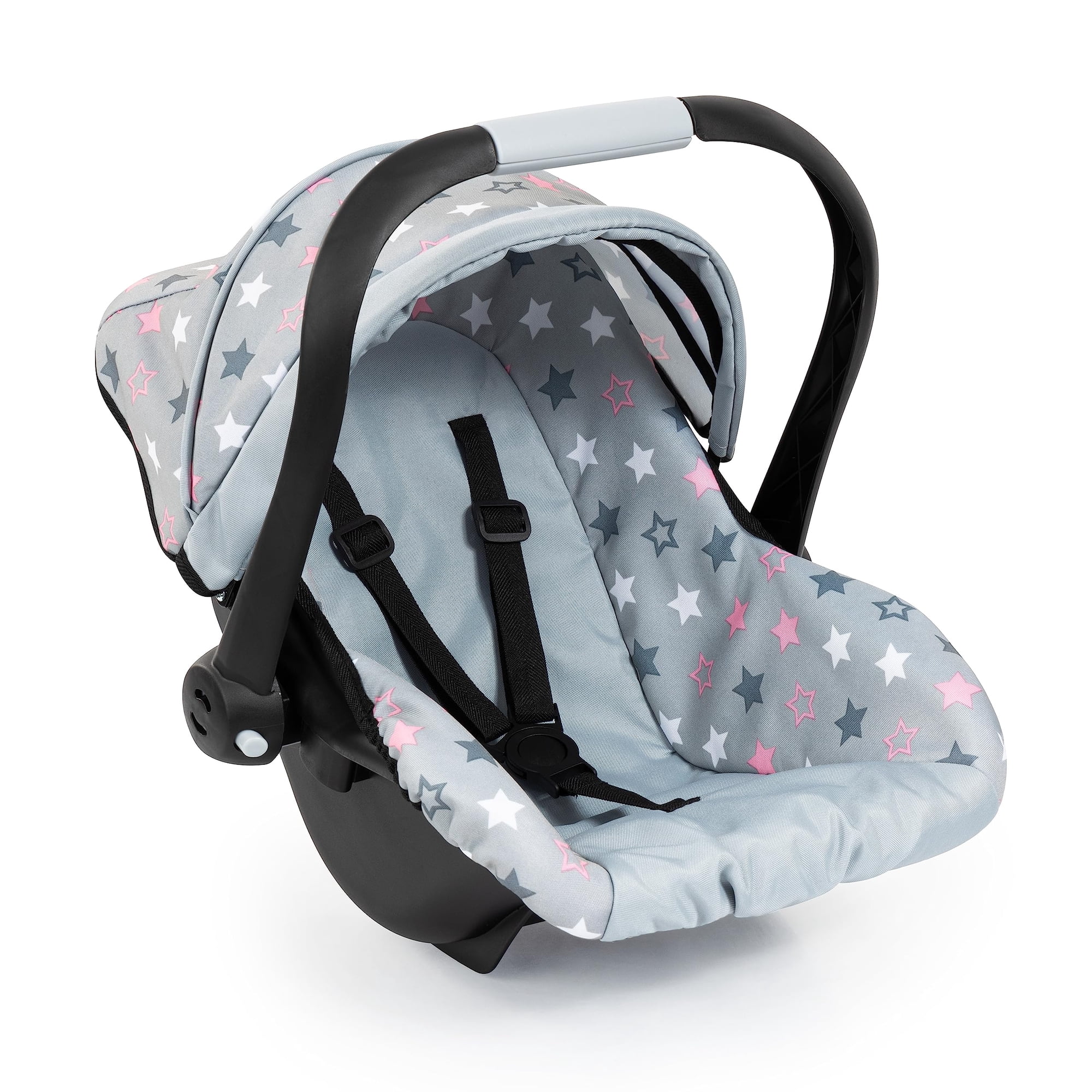 Asiento De Coche Baby Doll Bayer Con Toldo Retráctil Y Arnés De 18 Cm