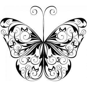 Rienda Libre Graphics - Decomural Decorative Butterfly Butterflies Ws-18346