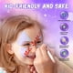 thumbnail image 3 of Kit De Pintura Facial De 54 Colores Activados Con Agua, 3 of 7