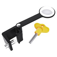 Magideal - Bloqueo De Ventana Deslizante Restrictor De Ventana Protección Para Niños Bloqueo De Bloqueo De Marco De Ventana Con Llave, Accesorios De Hardware De