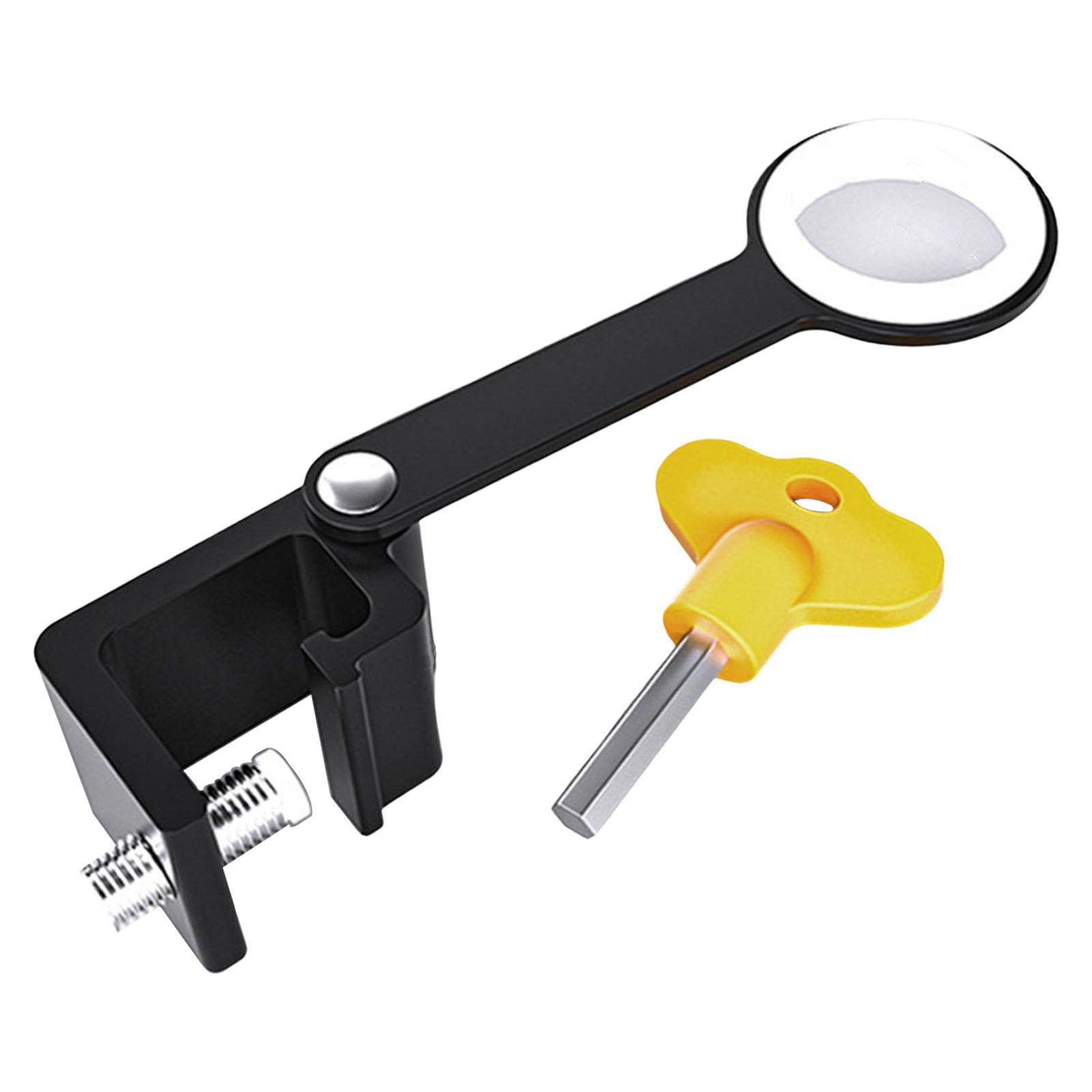 Magideal - Bloqueo De Ventana Deslizante Restrictor De Ventana Protección Para Niños Bloqueo De Bloqueo De Marco De Ventana Con Llave, Accesorios De Hardware De